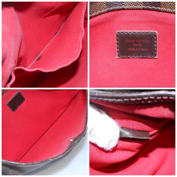 LOUIS VUITTON Damier Ebene Bloomsbury PM Shoulder Bag - Picture 15 of 16